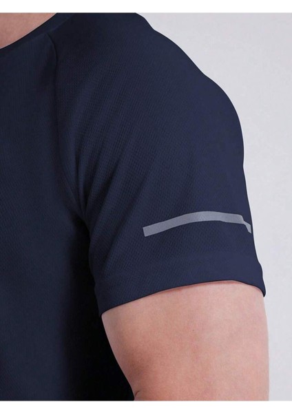 Erkek Nem Emici Hızlı Kuruma Atletik Teknik Performans Spor T-Shirt Drıfıt-Kısakol