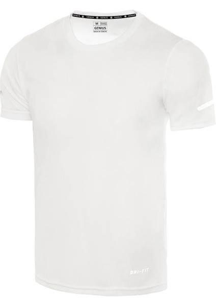 Erkek Nem Emici Hızlı Kuruma Atletik Teknik Performans Spor T-Shirt Drıfıt-Kısakol