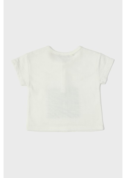 Bg Store Erkek Bebek Beyaz T-Shirt