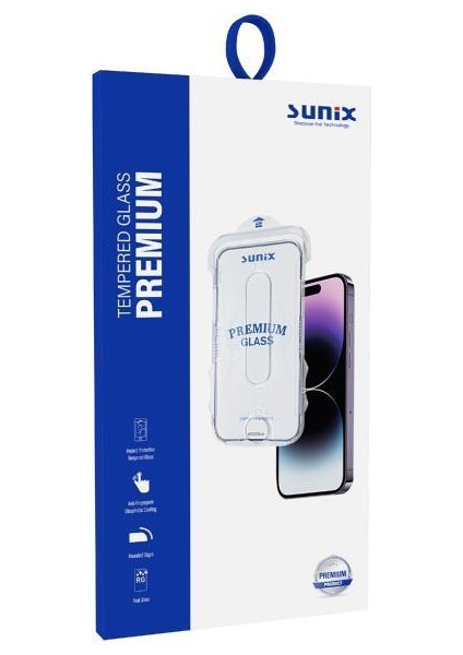 iPhone 14 Pro Ile Uyumlu Kolay Uygulama Aparatlı Premium Ekran Koruyucu Cam