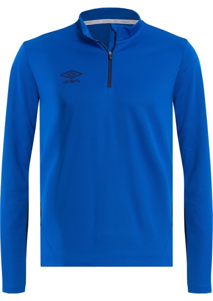 Saks Yarım Fermuarlı Eşofman Üst TC-0120 Umbro Deer Training Sweat Sax - Erkek Saks Sweat Yarım Fermuarlı Üst