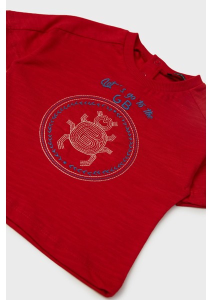 Bg Store Erkek Bebek Kırmızı T-Shirt