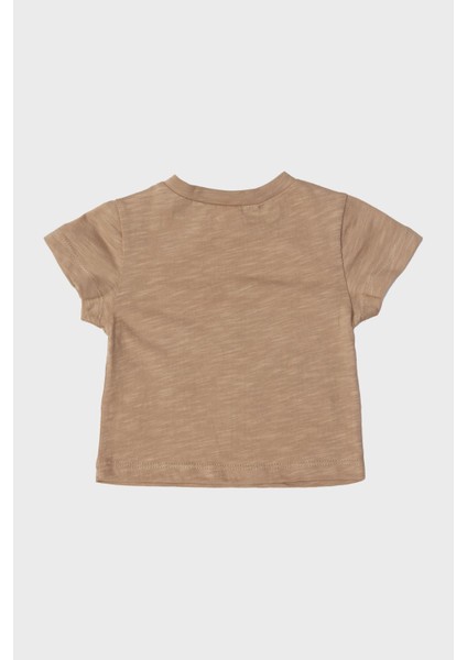 Bg Store Erkek Bebek Bej T-Shirt