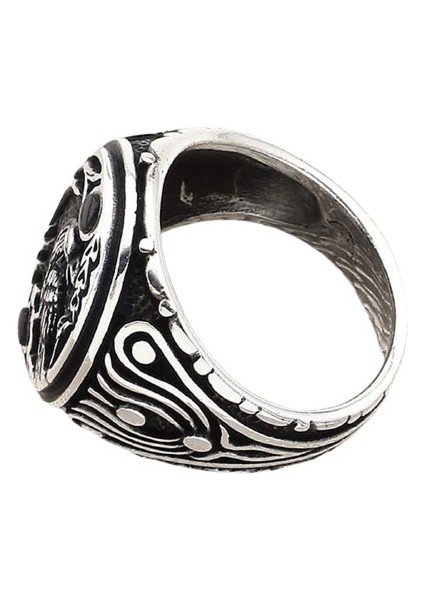 Erkek Yüzük Gümüş 925 Taşsız Oriyental modelleri