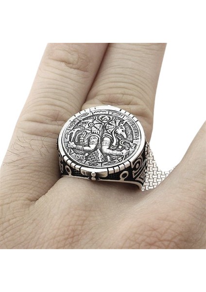 Erkek Yüzük Gümüş 925 Taşsız Mısır Firavun fiyatları