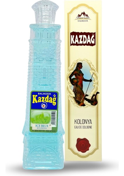 Ice Blue Kolonyası - Balıkesir Saat Kulesi Motifli Cam