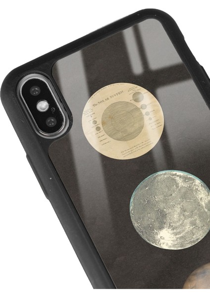 Apple iPhone x - Xs Night Moon Tasarımlı Glossy Telefon Kılıfı modelleri