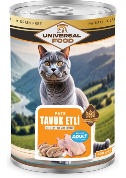 Exquisite Pate Tavuk Etli Kedi Konserve 400G