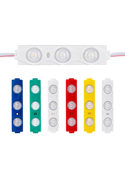 Mercekli Modül LED 1.5 Watt 12V Tabela, Vitrin, Akvaryum, Tezgah, Makyaj Aynası Aydınlatma Için…