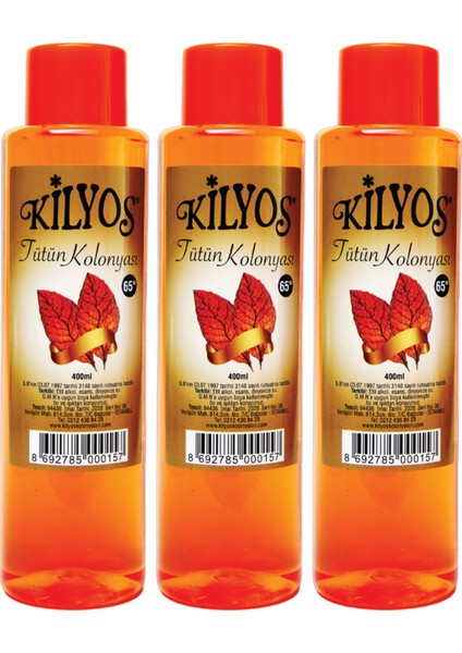 Tütün Kolonyası 400 ml x 3 Adet