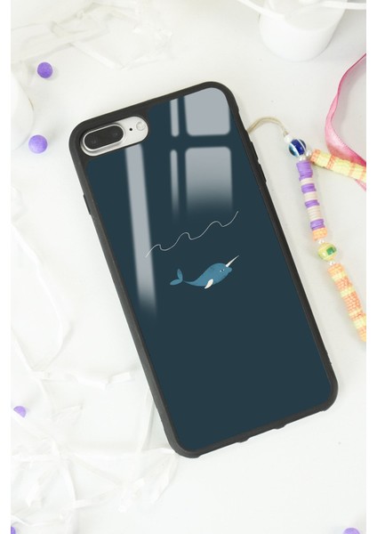 Apple iPhone 7 Plus - 8 Plus Doodle Fish Tasarımlı Glossy Telefon Kılıfı fiyatları