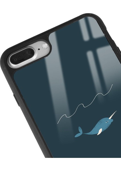 Apple iPhone 7 Plus - 8 Plus Doodle Fish Tasarımlı Glossy Telefon Kılıfı modelleri