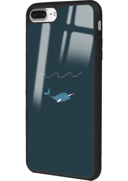 Apple iPhone 7 Plus - 8 Plus Doodle Fish Tasarımlı Glossy Telefon Kılıfı fırsatları