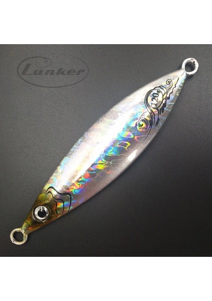 Gümüş Tarzı 80G Lunker Slow Metal Jigs 20G 40G 80G 120G 200G Versatile Cast Shore Fishing Jigging Lures Baits Mackerel Deep Sea Saltwater (Yurt Dışından)