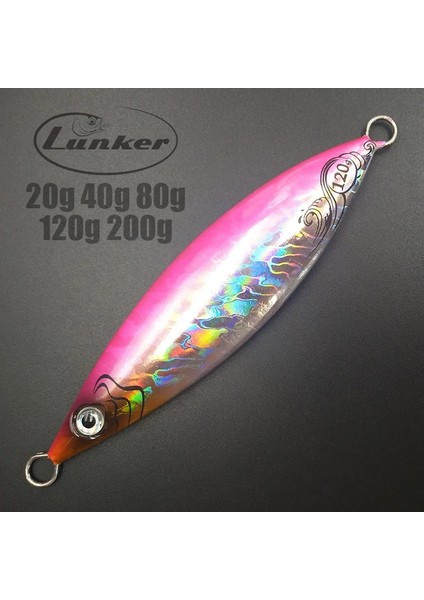 Gümüş Tarzı 80G Lunker Slow Metal Jigs 20G 40G 80G 120G 200G Versatile Cast Shore Fishing Jigging Lures Baits Mackerel Deep Sea Saltwater (Yurt Dışından) fiyatları