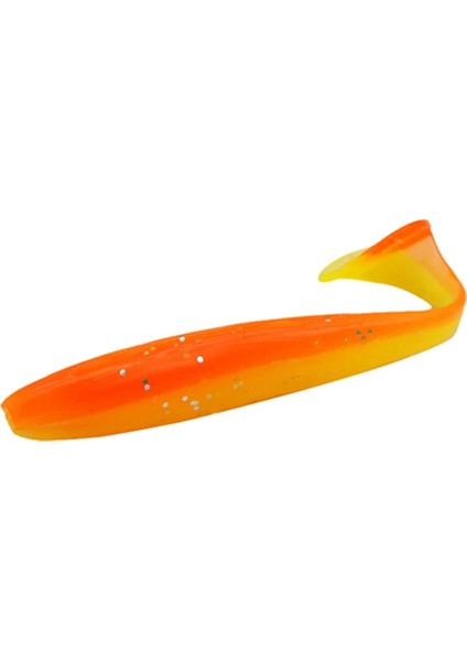 No.6 Tarzı 55 mm Yumuşak Cazibesi Jig Wobblers Balıkçılık Cazibesi Shad T-Kuyruk Yapay Silikon Lures Bas Pike Olta Takımı (Yurt Dışından)