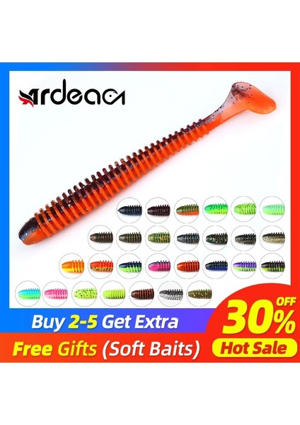 ZW29 Stili 8 Adet 86MM 3.2g Ardea Yapay Silikon Yumuşak Yem G Solucanlar Swimbaits Balıkçılık Cazibesi T-Kuyruk Yemler Bas Sinek Balıkçılık Yem Grub Cazibesi (Yurt Dışından) fiyatları
