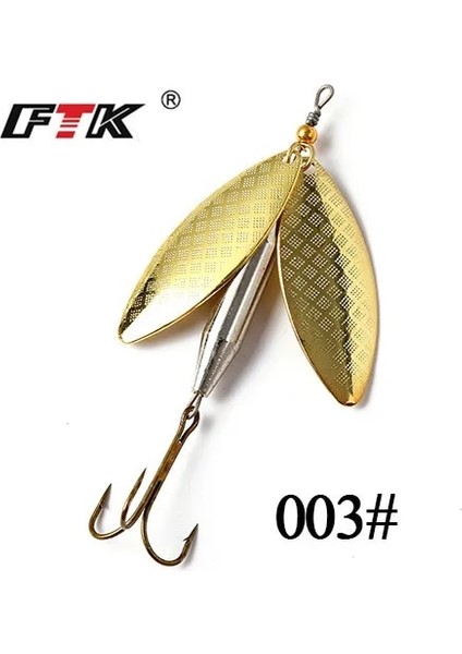No.3 Tarzı Ftk Fishing Lure Long Cast Double Er Bait G 1#hook Fishing Tackle Artificial Hard Slice Metal Lures For Pike Fishing (Yurt Dışından)