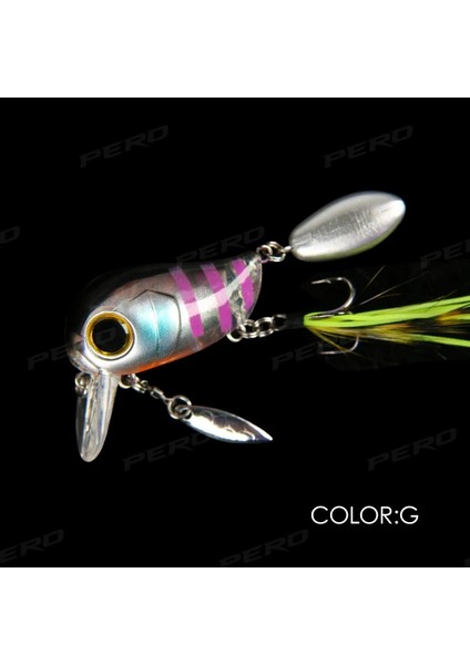 G Tarzı 40MM 8g Pero G Yüzen Crankbait Balıkçılık Yemleri Wobbler Er Yapay Yem Sığ Alabalık Alan Bass Topwater Yüzey Cazibesi (Yurt Dışından)