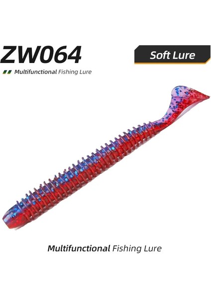 ZW64 Stili 8 Adet 86MM 3.2g Ardea Yapay Silikon Yumuşak Yem G Solucanlar Swimbaits Balıkçılık Cazibesi T-Kuyruk Yemler Bas Sinek Balıkçılık Yem Grub Cazibesi (Yurt Dışından)