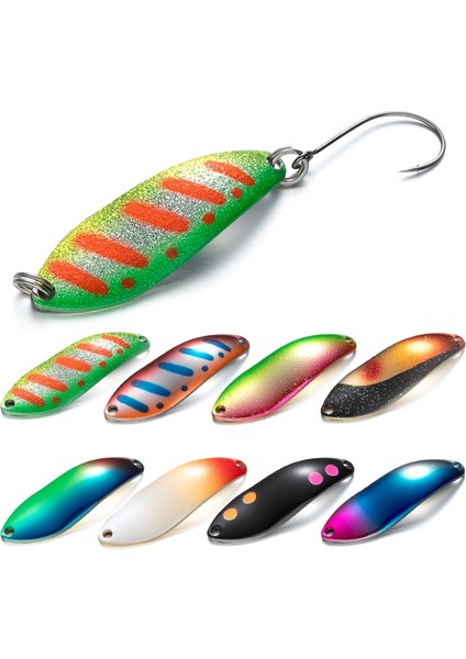 Altın No Kanca Stili Lthtug Bux Spoon 3.5g Unpainted Spoon Bait Golden Silver Copper Dıy Blank Metal Fishing Lures For Trout Pike Perch Salmon (Yurt Dışından) indirimleri