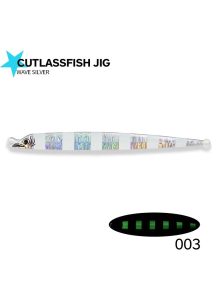 No.3 Tarzı 135MM 60G Hunthouse Balıkçılık Metal Jig Cazibesi Gerçek Cutlassfore Yavaş Döküm Jig 40GGGGG Batan Lüfer Döküm Takımı (Yurt Dışından)