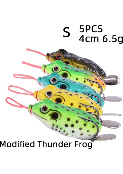 4cm 5pcs Stilini Yenileyin Lifelike Soft Small Jump Frog Engaging Bait Silicone Bait For Crap Fishing Gear Crankbait Crankbaits 5 Colorecificat (Yurt Dışından)