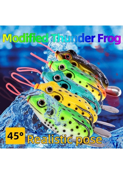 4cm 5pcs Stilini Yenileyin Lifelike Soft Small Jump Frog Engaging Bait Silicone Bait For Crap Fishing Gear Crankbait Crankbaits 5 Colorecificat (Yurt Dışından) fiyatları