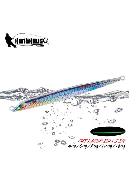 No.7 Tarzı 171MM 120G Hunthouse Balıkçılık Metal Jig Cazibesi Gerçek Cutlassfore Yavaş Döküm Jig 40GGGGG Batan Lüfer Döküm Takımı (Yurt Dışından) fiyatları