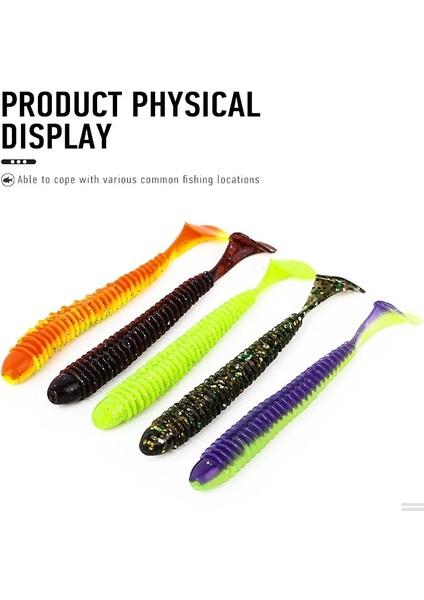 ZW65 Stili 8 Adet 86MM 3.2g Ardea Yapay Silikon Yumuşak Yem G Solucanlar Swimbaits Balıkçılık Cazibesi T-Kuyruk Yemler Bas Sinek Balıkçılık Yem Grub Cazibesi (Yurt Dışından) indirimleri