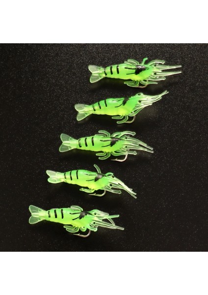 Siyah Stil Karides Cazibesi Yumuşak Yapay Yem Olta Kancası Lezzet Balık Taze Tat Aydınlık Swimbait Nehir Okyanus Tuzlu Su Olta Takımı Pesca (Yurt Dışından)