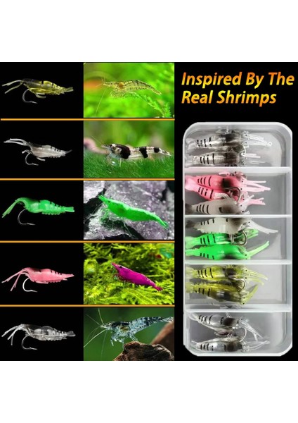 Siyah Stil Karides Cazibesi Yumuşak Yapay Yem Olta Kancası Lezzet Balık Taze Tat Aydınlık Swimbait Nehir Okyanus Tuzlu Su Olta Takımı Pesca (Yurt Dışından) fiyatları