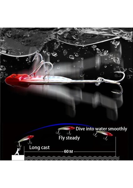 Vıb Balıkçılık Cazibesi A2 Stili 14G Vıb Balıkçılık Cazibesi Yapay Bıçak Metal Batan Er Crankbait Titreşim Yemi Swimbait Pesca Bas Pike Levrek Takımı Için (Yurt Dışından)