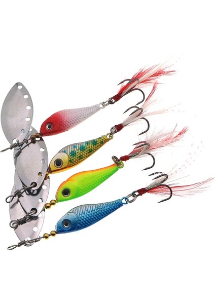 E Stili 16G Er Kaşık Metal Balıkçılık Cazibesi 13G 16G Pullar Crankbait Kaşık Yapay Yemler Wobbler Tiz Kancalı Döner Yem (Yurt Dışından) modelleri