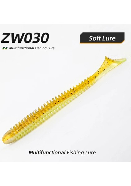 ZW30 Tarzı 8 Adet 86MM 3.2g Ardea Yapay Silikon Yumuşak Yem G Solucanlar Swimbaits Balıkçılık Cazibesi T-Kuyruk Yemler Bas Sinek Balıkçılık Yem Grub Cazibesi (Yurt Dışından)
