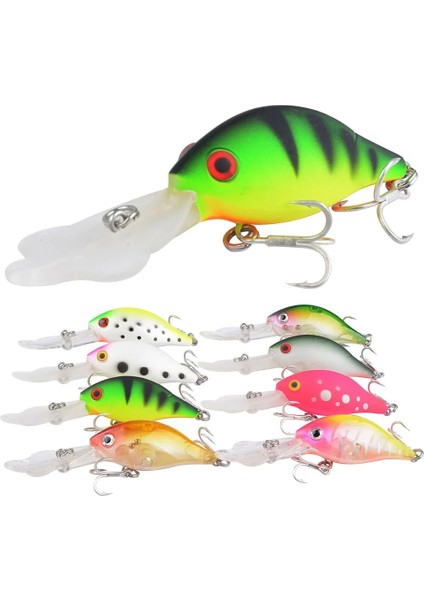 Y290-12 Stili Boxed Predator Balıkçılık Yüzen Abs Cazibesi Crankbait Balık Yapay Sert Yem Wobbler Bas Sazan Japonya Üst Kış Fly Balıkçılık Kutulu Luya (Yurt Dışından)