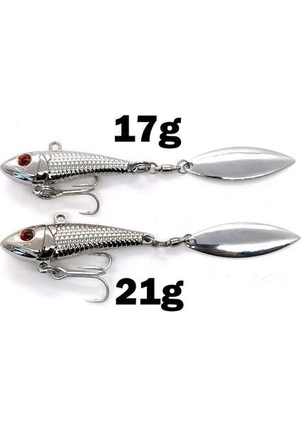 Gümüş Tarzı 21G New Vib Spoon Lure 17G 21G Metal Fishing Lures Sequer Vibration Hard Ice Fishing Bait Pesca Jigging Japan Tackle Winter (Yurt Dışından) fırsatları