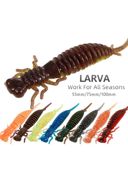 C Stili 100MM 5 Adet Solucanlar Balıkçılık Cazibesi Wobblers Setleri Stickbait Yapay Balıkçılık Solucan Silikon Lures Balıkçılık Wobblers Olta Takımı (Yurt Dışından) fiyatları