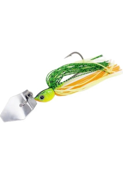 Yeşil Stil 10G Hardal Kancası Chatterbait Balıkçılık Cazibesi Erbait Pesca Balıkçılık ve Isca Pike Balık Metal Jig Jig Buzzbait (Yurt Dışından)