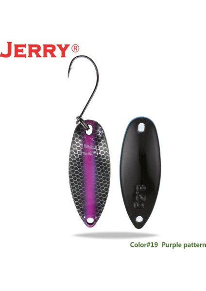 Gümüş Tarzı Yay 5.5g Jerry Dere ve Alan Alabalık Kaşıkları Küçük Hafif Ers Yüksek Li Balıkçılık Cezbeder Tek Kancalar Sert Lures (Yurt Dışından)