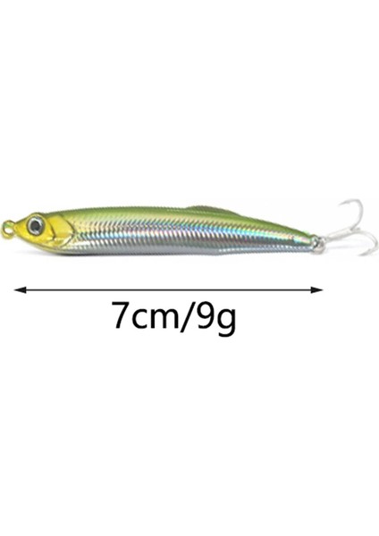 Bir Stil 9.5cm-17.5g Outkıt Yüksek Li Heyecan Sopa Balıkçılık Cazibesi 7cm 9g Batan Kalem Uzun Döküm Shad Minnow Yapay Yem Pike Lures (Yurt Dışından)