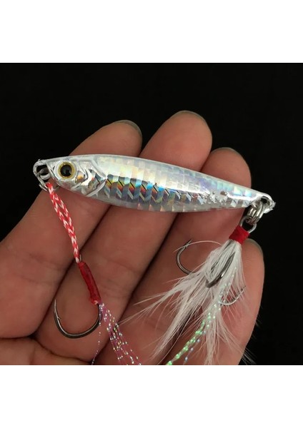 15G Mavi Stil Shore Cast Balıkçılık Cazibesi Yavaş Sallayarak Jigbait 7gggggggg Jig Yapay Metal Cazibesi Yem 1 Parça Satış (Yurt Dışından)