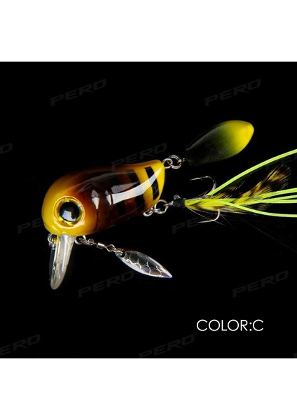 C Stili 40MM 8g Pero G Yüzen Crankbait Balıkçılık Yemleri Wobbler Er Yapay Yem Sığ Alabalık Alan Bass Topwater Yüzey Cazibesi (Yurt Dışından)
