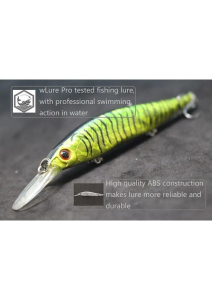M817X87 Stili Wlure 16G 13CM Derin Dalış Jerkbait Ağırlık Transfer Sistemi 3 Tiz Kanca Yavaş Yüzen Minnow Balıkçılık Cazibesi M817 (Yurt Dışından) modelleri