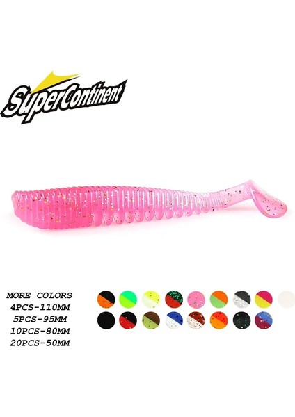 K Tarzı 50MM 20 Adet Supercontinentyeni Balıkçılık Yemleri 5cm 8cm 9.5cm 11CM Yapay Yemler Wobblers Yumuşak Yemler Shad Sazan Silikon Balıkçılık Yemleri (Yurt Dışından) modelleri