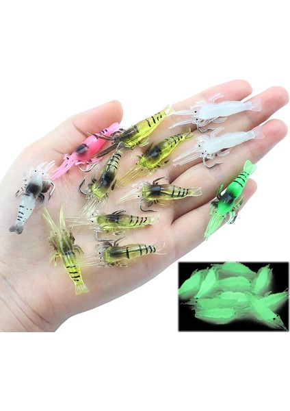 Menekşe Tarzı Karides Cazibesi Yumuşak Yapay Yem Olta Kancası Lezzet Balık Taze Tat Aydınlık Swimbait Nehir Okyanus Tuzlu Su Olta Takımı Pesca (Yurt Dışından)