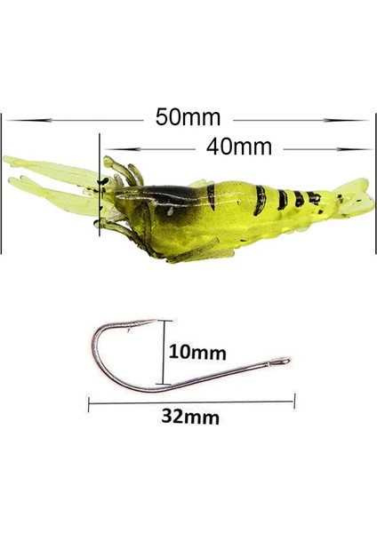 Menekşe Tarzı Karides Cazibesi Yumuşak Yapay Yem Olta Kancası Lezzet Balık Taze Tat Aydınlık Swimbait Nehir Okyanus Tuzlu Su Olta Takımı Pesca (Yurt Dışından)
