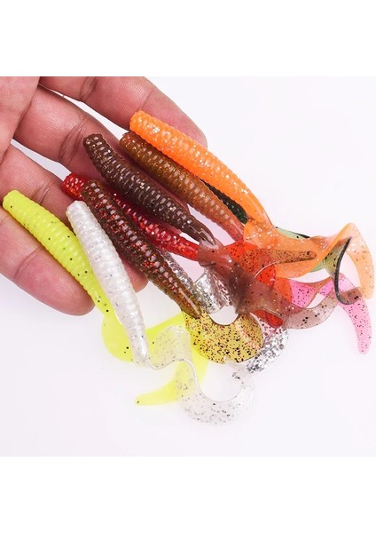 B Tarzı 5pcslot Jig Wobblers Yumuşak Yem Solucan Lures 8cm 4.3g Karides Lezzet Katkı Maddesi Silikon Yapay Swimbait Bas Sazan Olta Takımı (Yurt Dışından) fırsatları