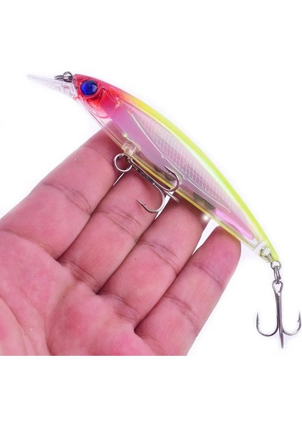G Tarzı 1 Adet Jerkbait Yavaşça Batan Minnow Balıkçılık Cazibesi G Lazer Vücut Wobbler Sert Crankbait Balıkçılık Yem Swimbait Pesca (Yurt Dışından)