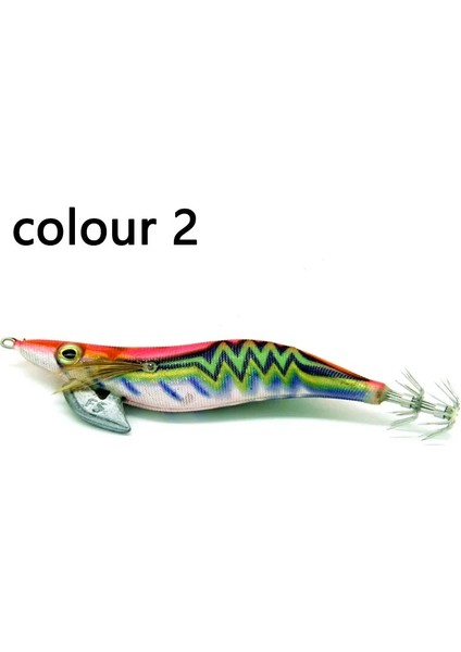 No.2 Tarzı 12CM-17G Balıkçılık Cazibesi Ikinci Nesil Ahşap Karides Inç Ahşap Karides Kalamar Yemi Mürekkepbalığı Yemi Balıkçılık Cazibesi Tuzlu Su Cazibesi (Yurt Dışından)